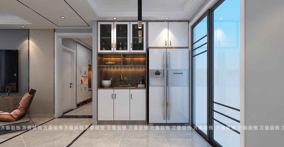 
济南室内装修——翡翠大观现代简约整装案例 -8