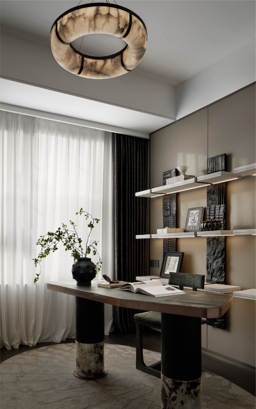 龙湖滨江·云河颂样板房户型设计丨中国成都丨DAS大森设计-37