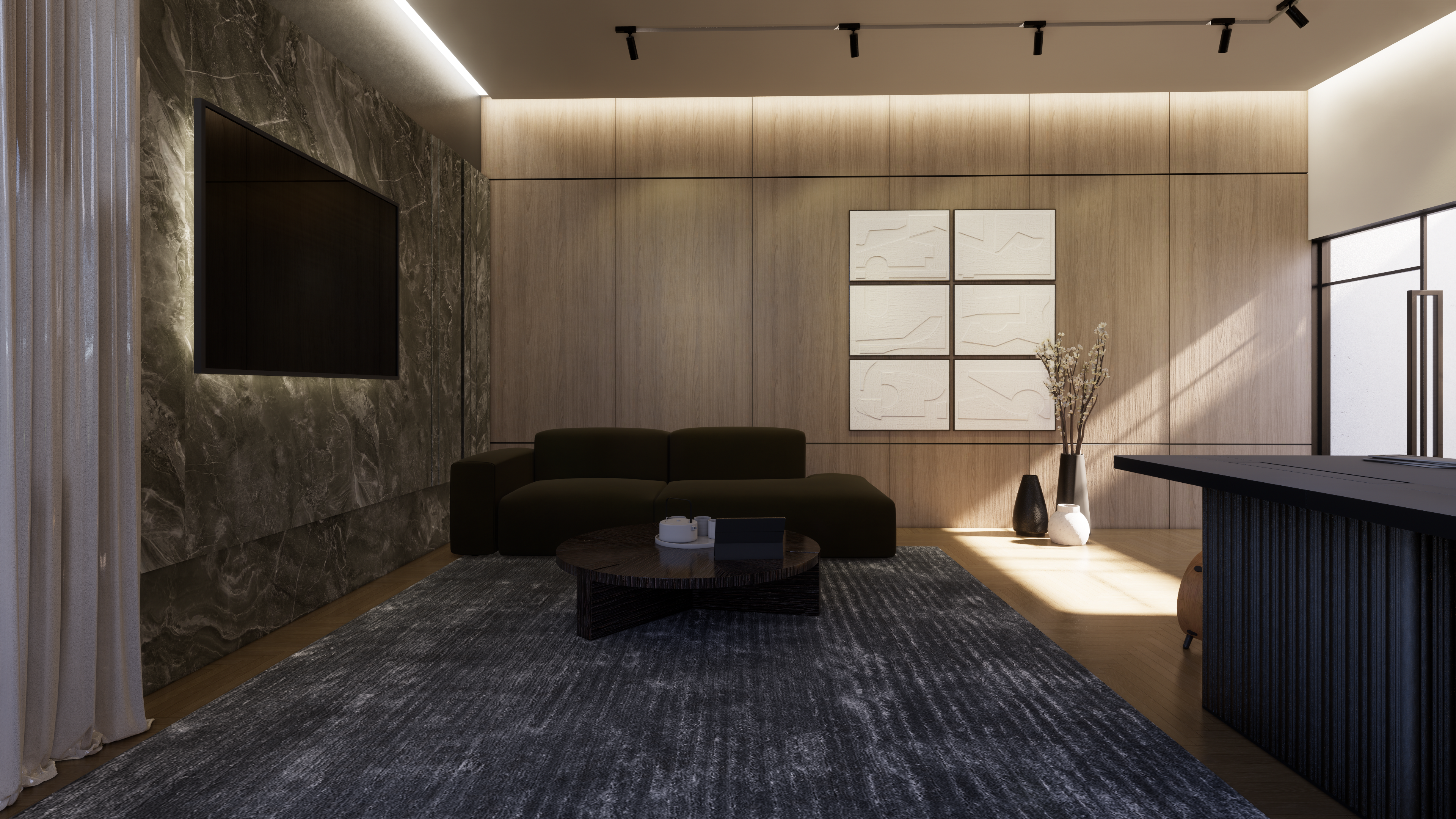 Eclectic Office space with garden-5