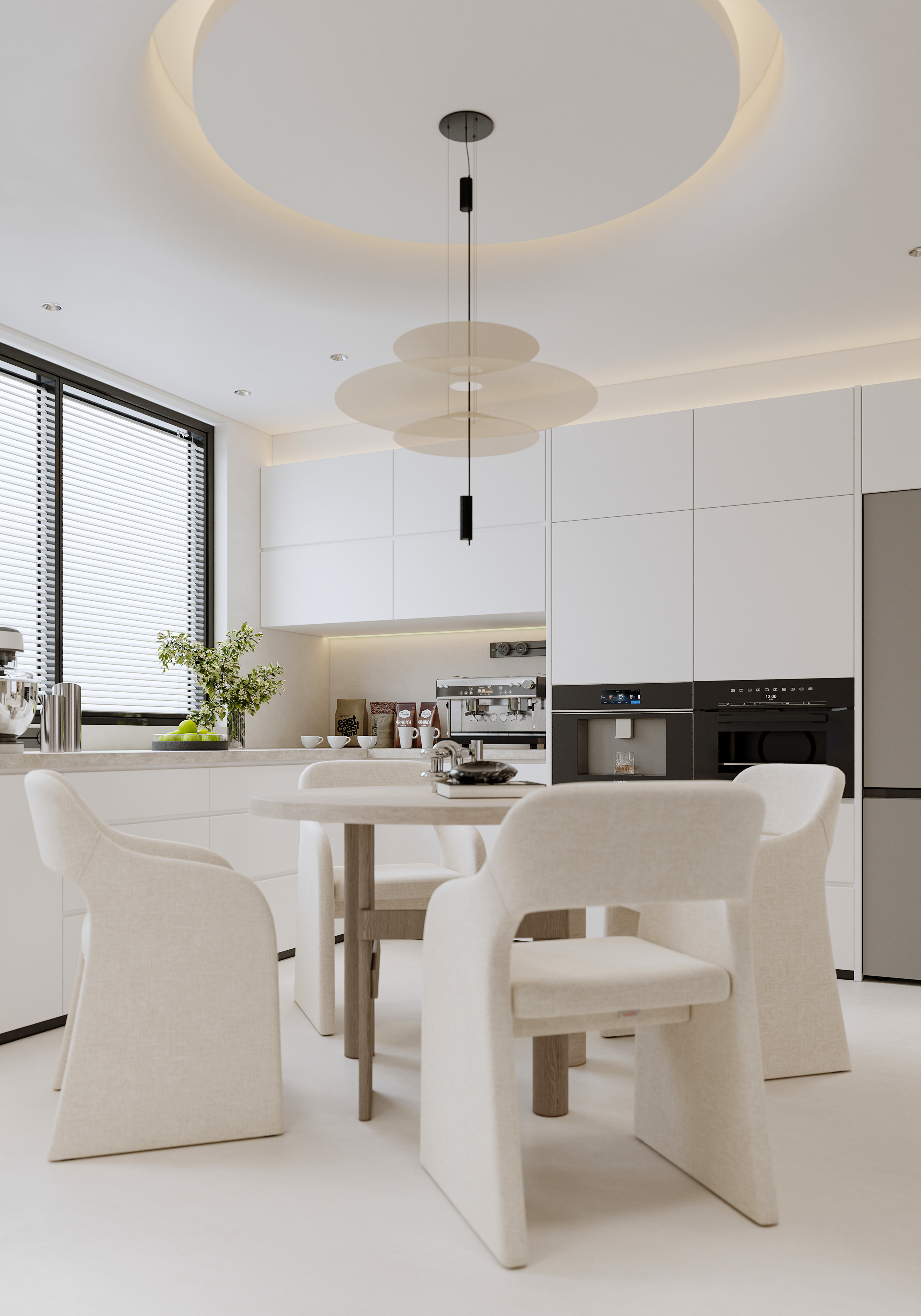 沈阳  金廊公馆170㎡ 奶油风效果表现-7