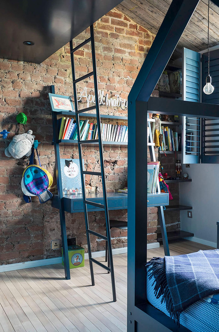 伦敦 19 世纪历史建筑中的前卫现代室内设计-19