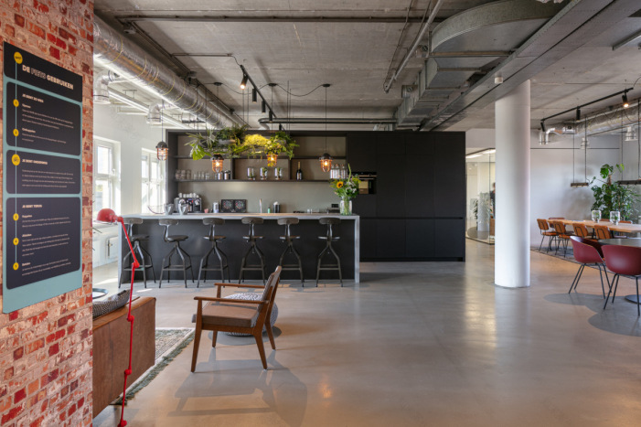 工业风纽约阁楼式办公室,彰显移动出行主题-7