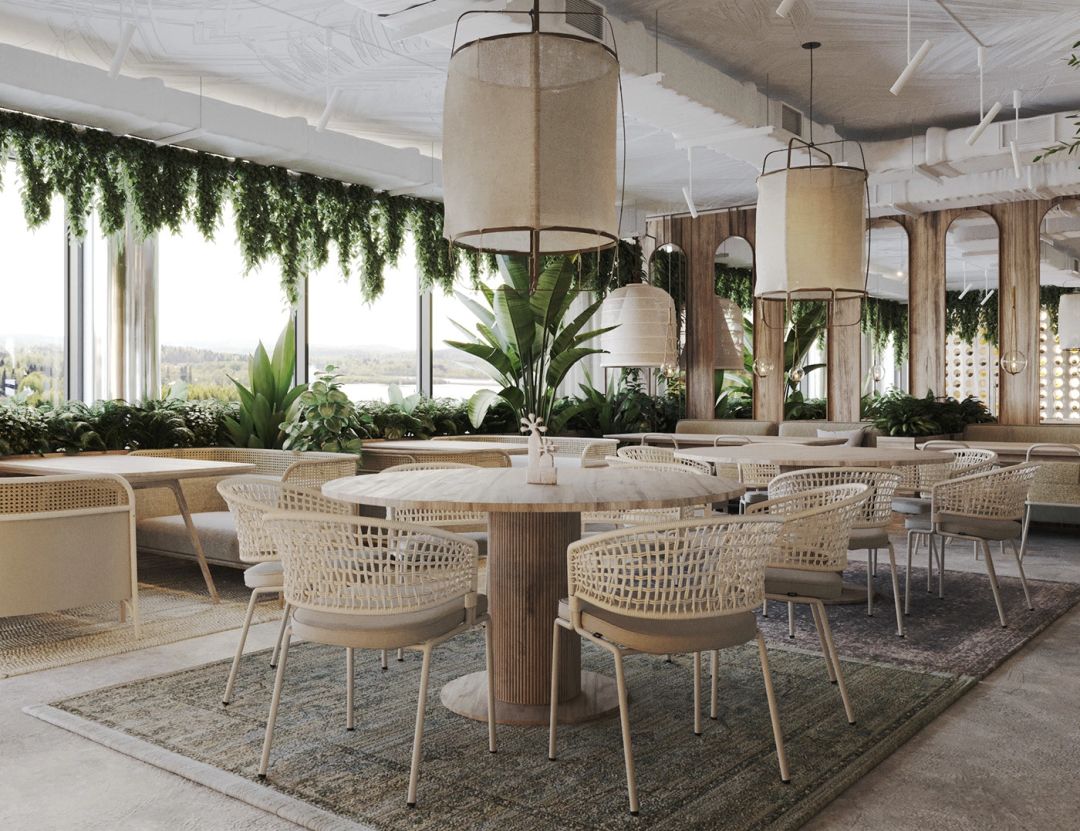 清晨柠檬水的温柔时光·西餐厅设计-15