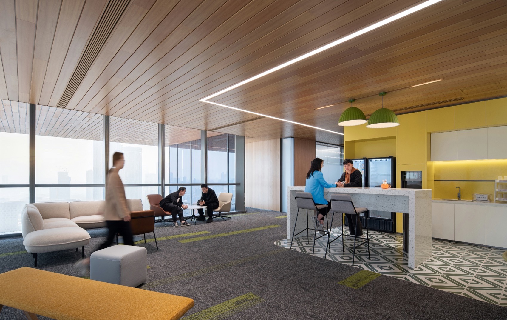 深圳前海微众银行总部大厦丨中国深圳丨室内J&A杰恩设计,机电BPS博普森,建筑美国SOM建筑事务所-35