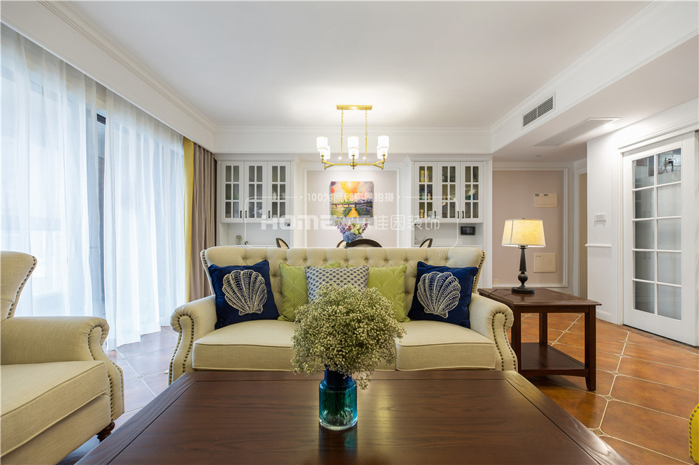 现代美式四口之家,色彩碰撞出的生活浪漫-32