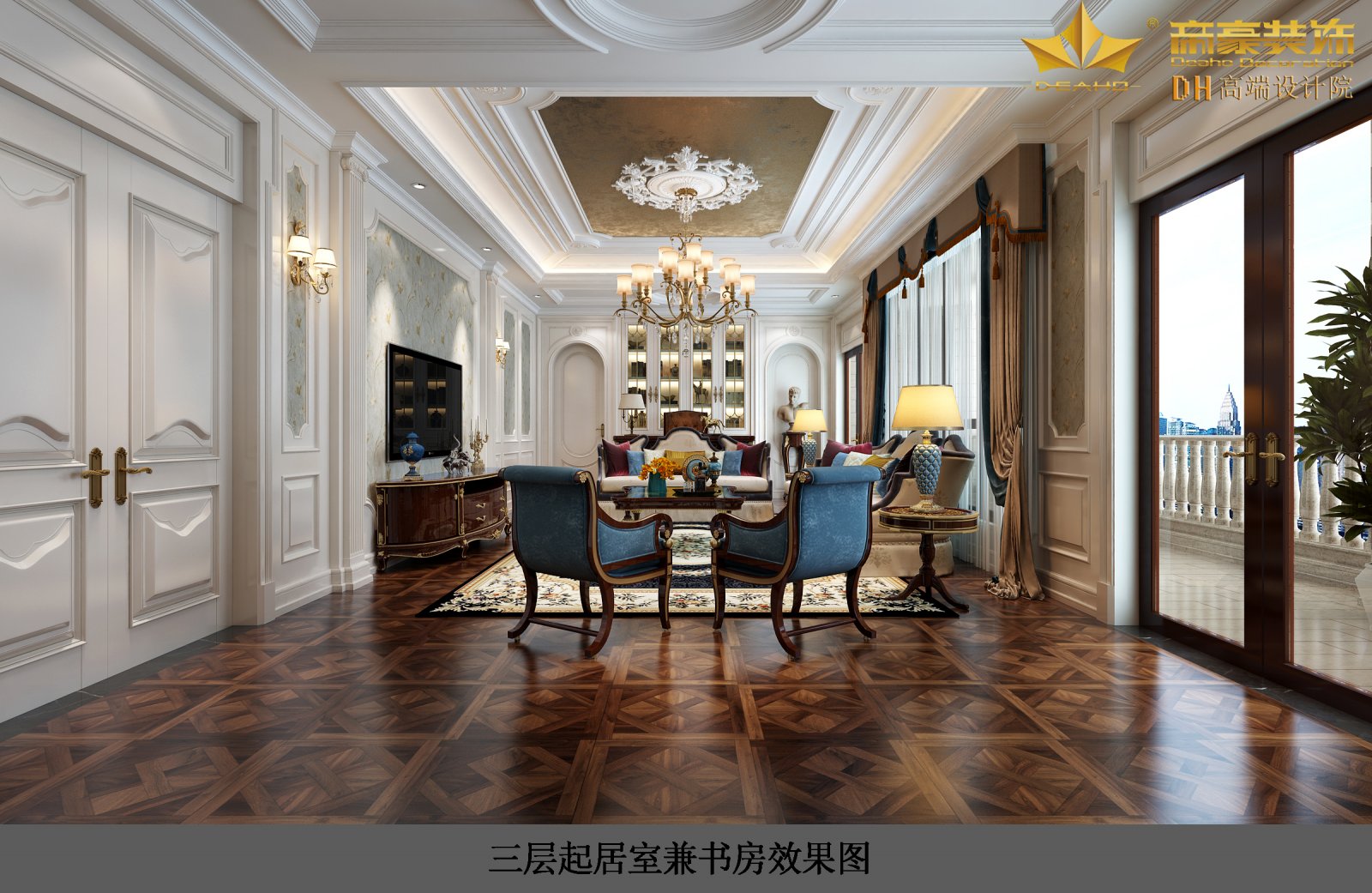 欧式豪宅别墅-26