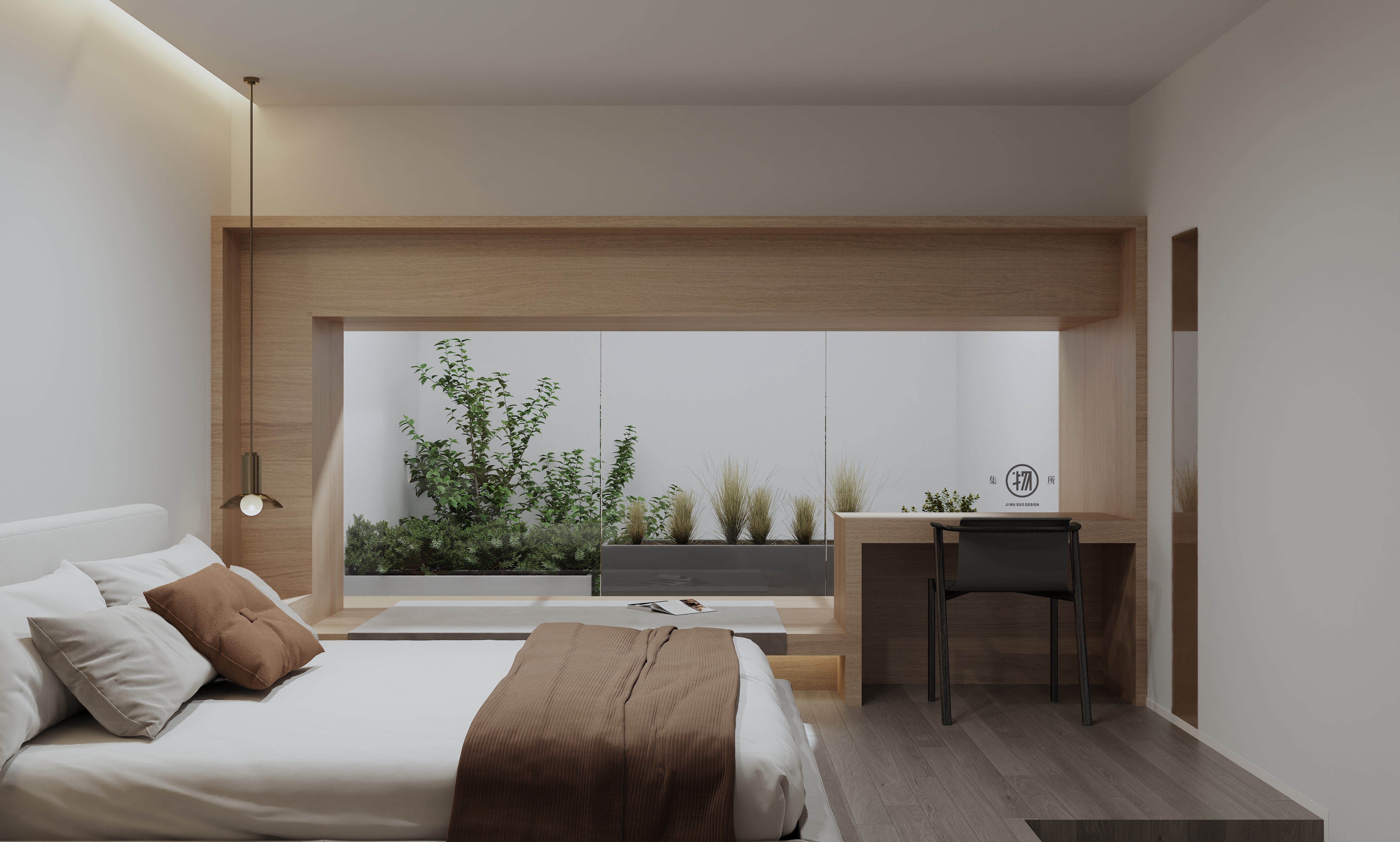 金秋阳光下的住宅商业空间融合丨集物所 Design-27