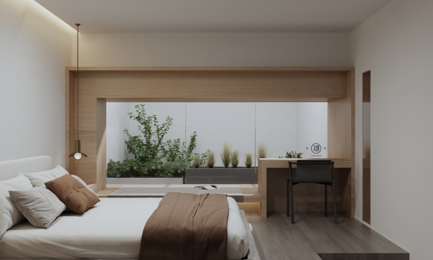 金秋阳光下的住宅商业空间融合丨集物所 Design-27