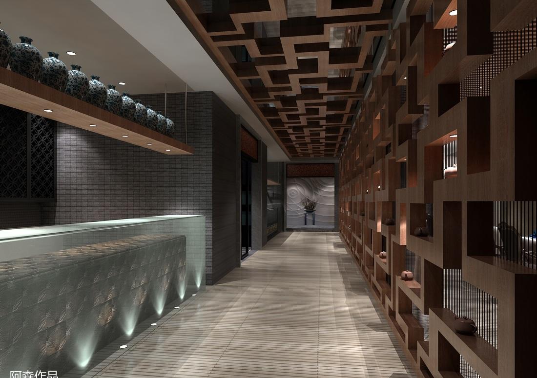 
阿森设计-紫檀食府 -11