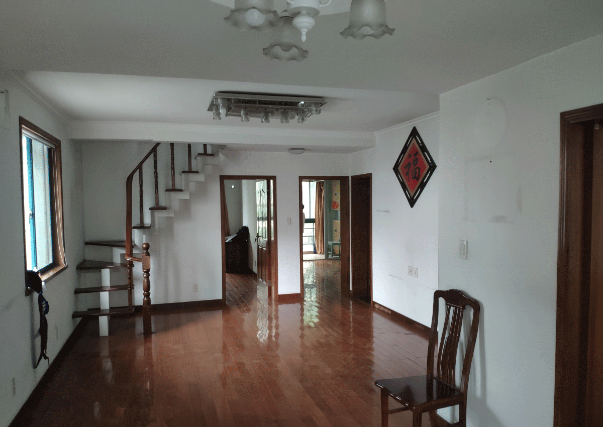 湖南老房翻新 | 色彩斑斓的亲子空间-0