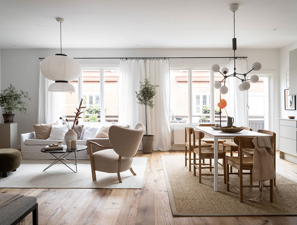 哥德堡温馨斯堪的纳维亚风格公寓-3
