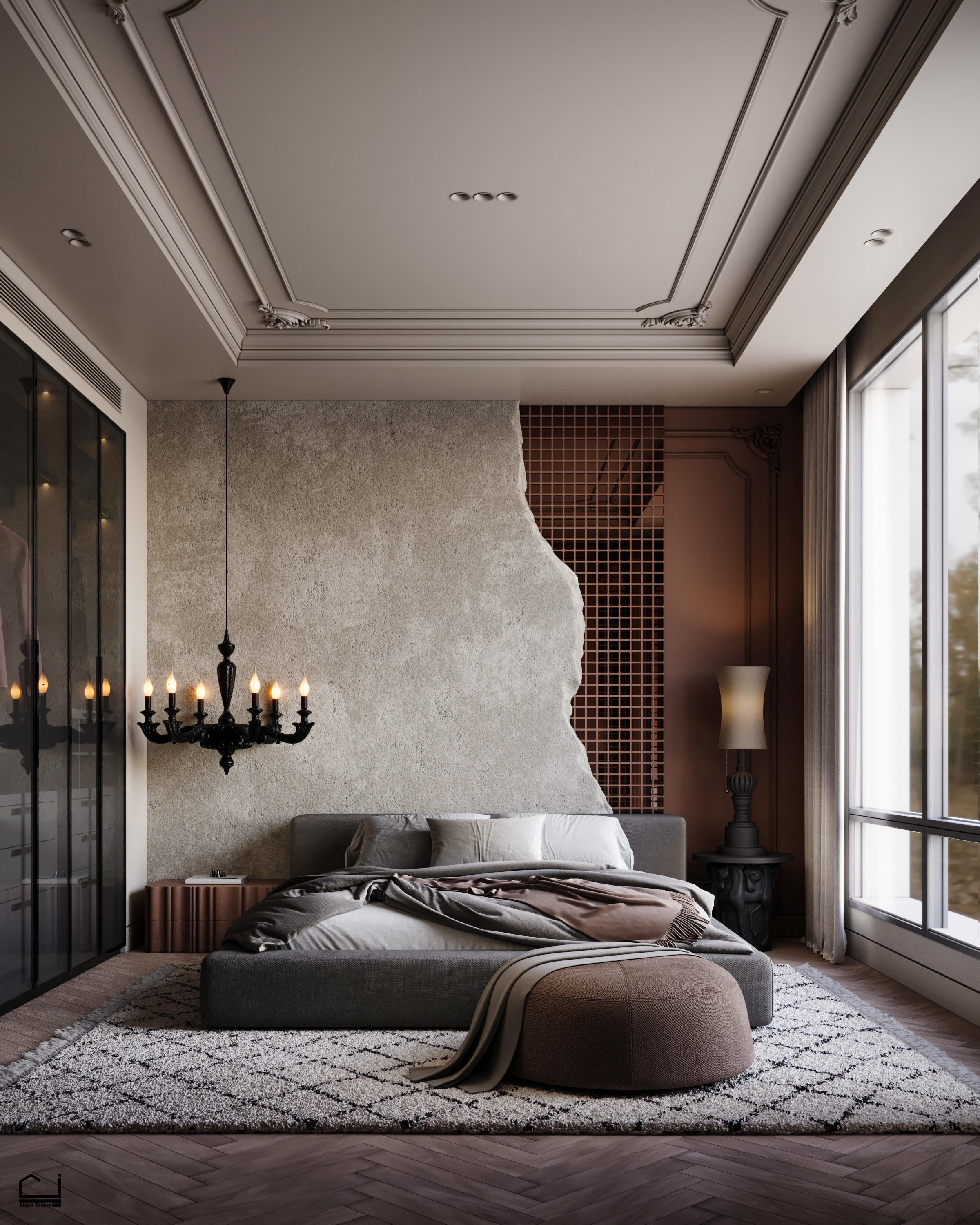 Guest Bedroom（客卧）丨阿联酋丨Aliaa Essam-10