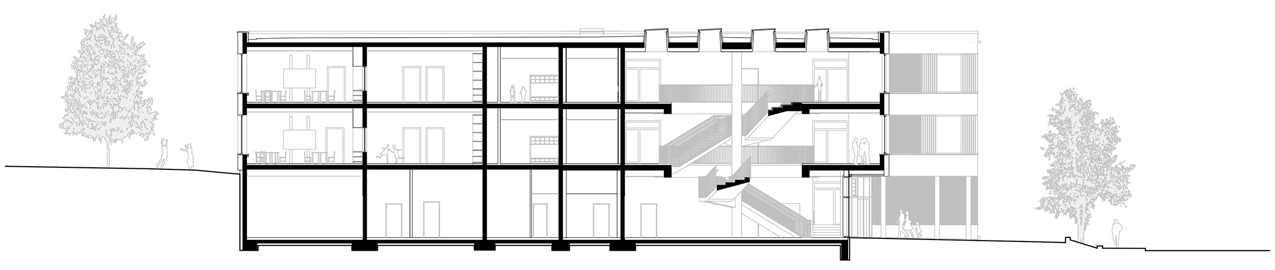 布隆贝格校园一期建设项目小学部分丨德国丨Spiecker Sautter Lauer Architekten-46