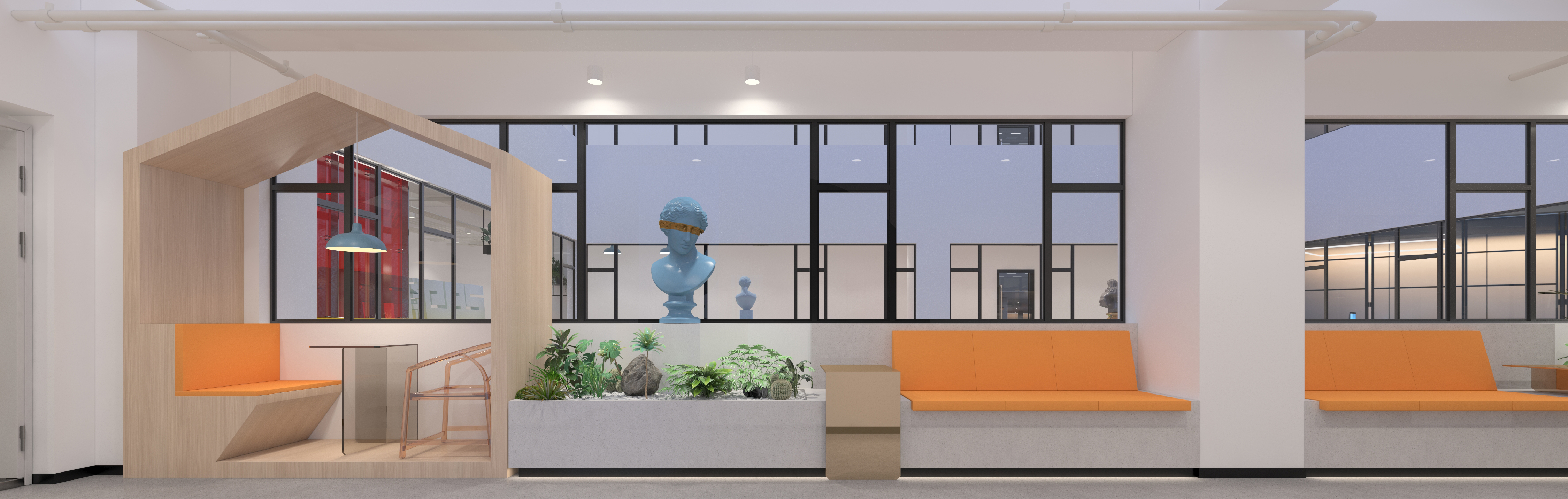 广州某艺术园区大楼公共区域升级改造-6