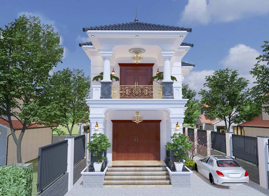 25+ 5·10m 2 层 3 卧室房屋设计案例-25