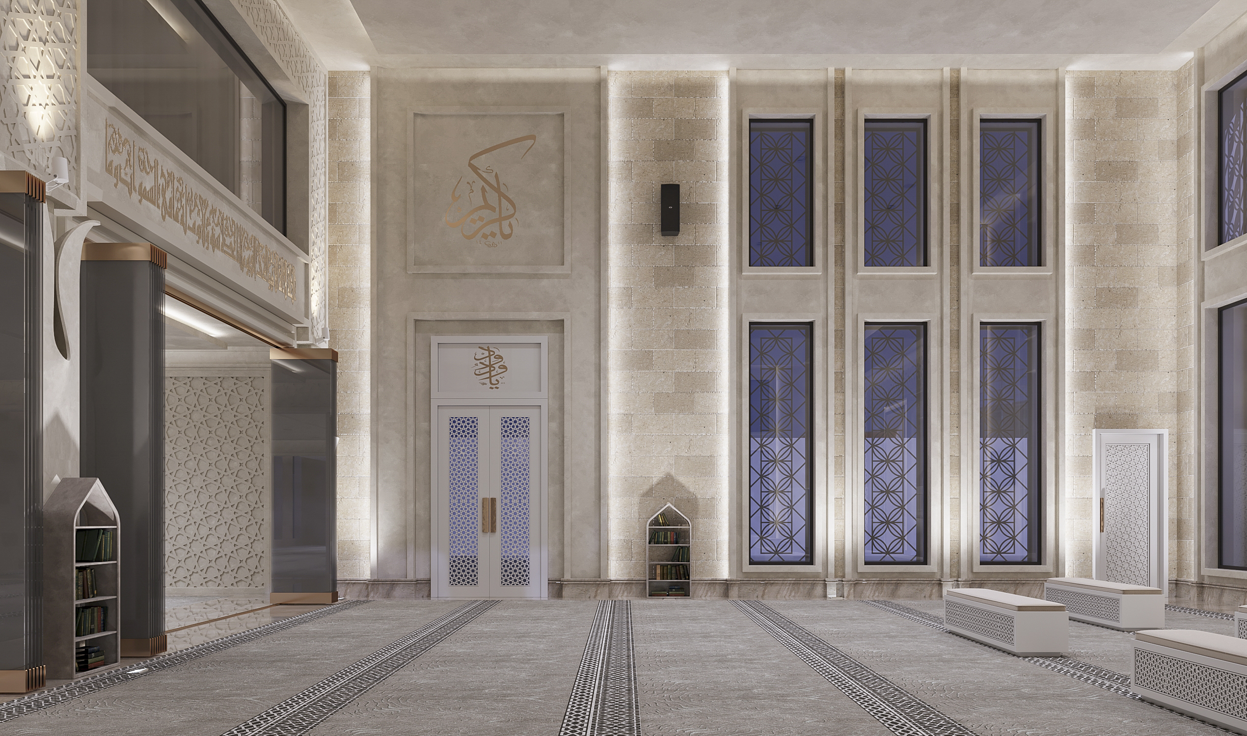 Masjed 设计（内外）丨沙特阿拉伯丨Gehauz 设计工作室,Dream Makers 工作室-20