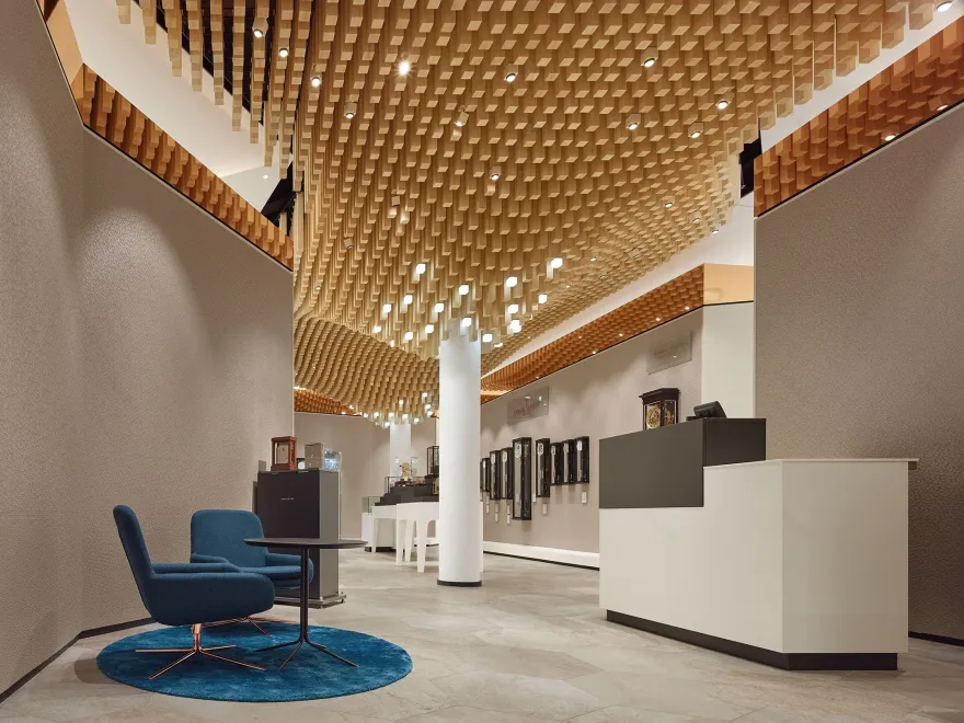 德国黑森林的奢华钟表销售空间-13