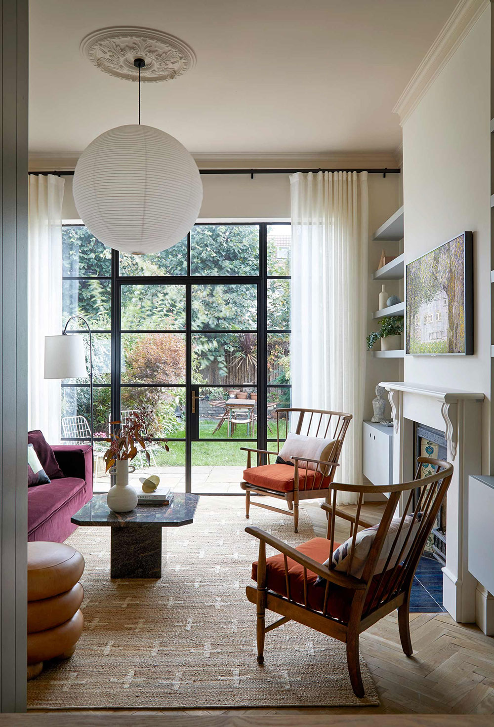 伦敦时尚温馨家庭住宅设计-2