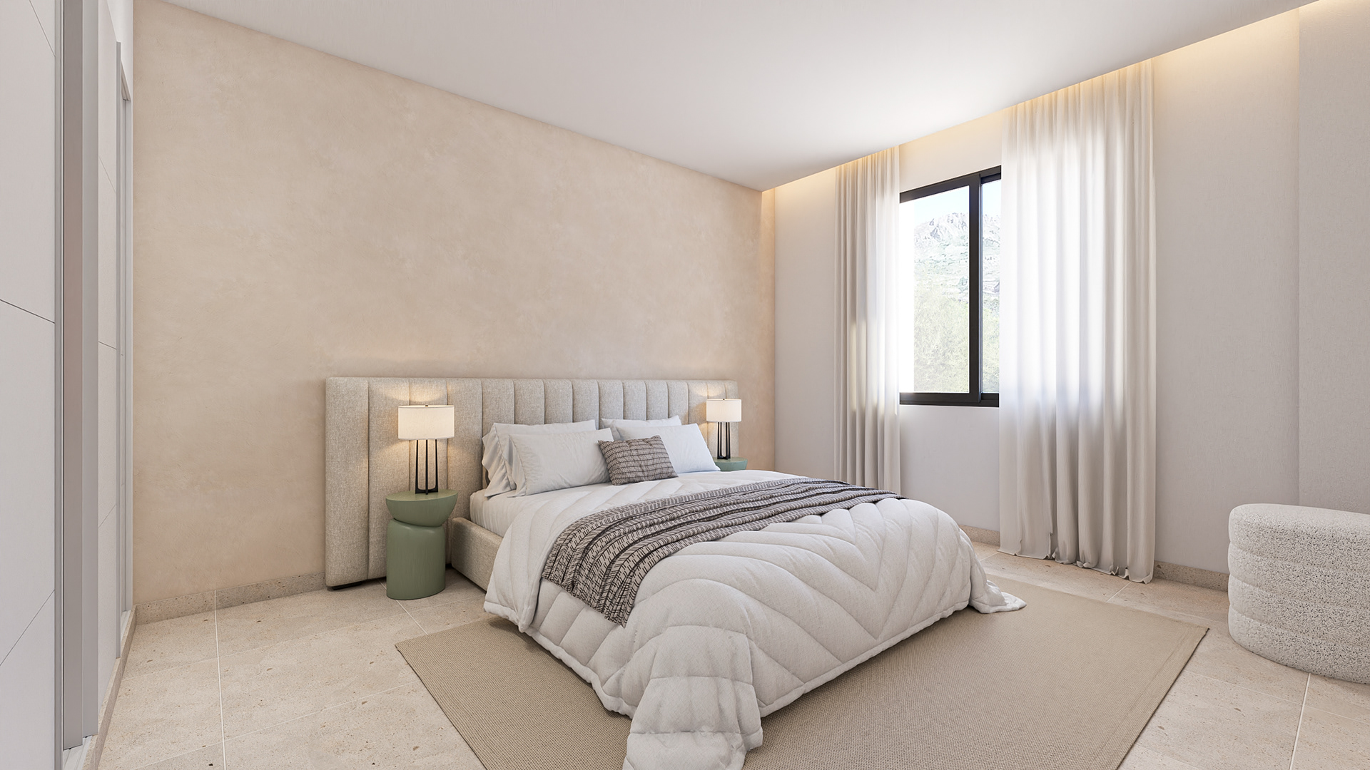 阿尔考辛独栋带泳池住宅3D可视化项目丨西班牙马拉加-25