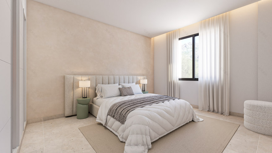 阿尔考辛独栋带泳池住宅3D可视化项目丨西班牙马拉加-25