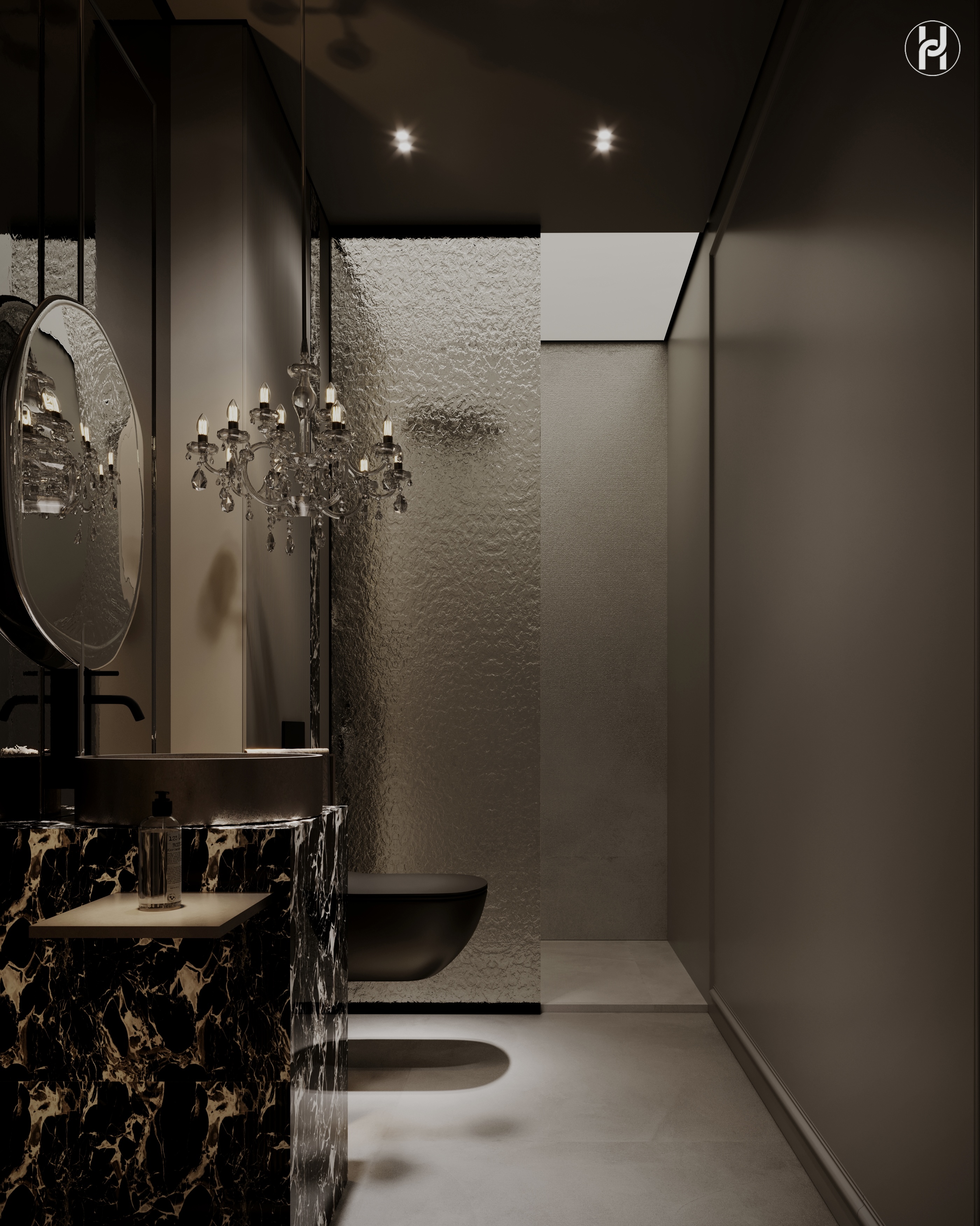 埃及客用卫生间丨埃及开罗丨Marwah Khaled,Ahmed Hussein Designs-11