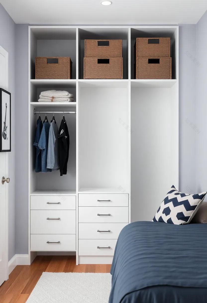 打造带内置衣柜的时尚男孩房-151