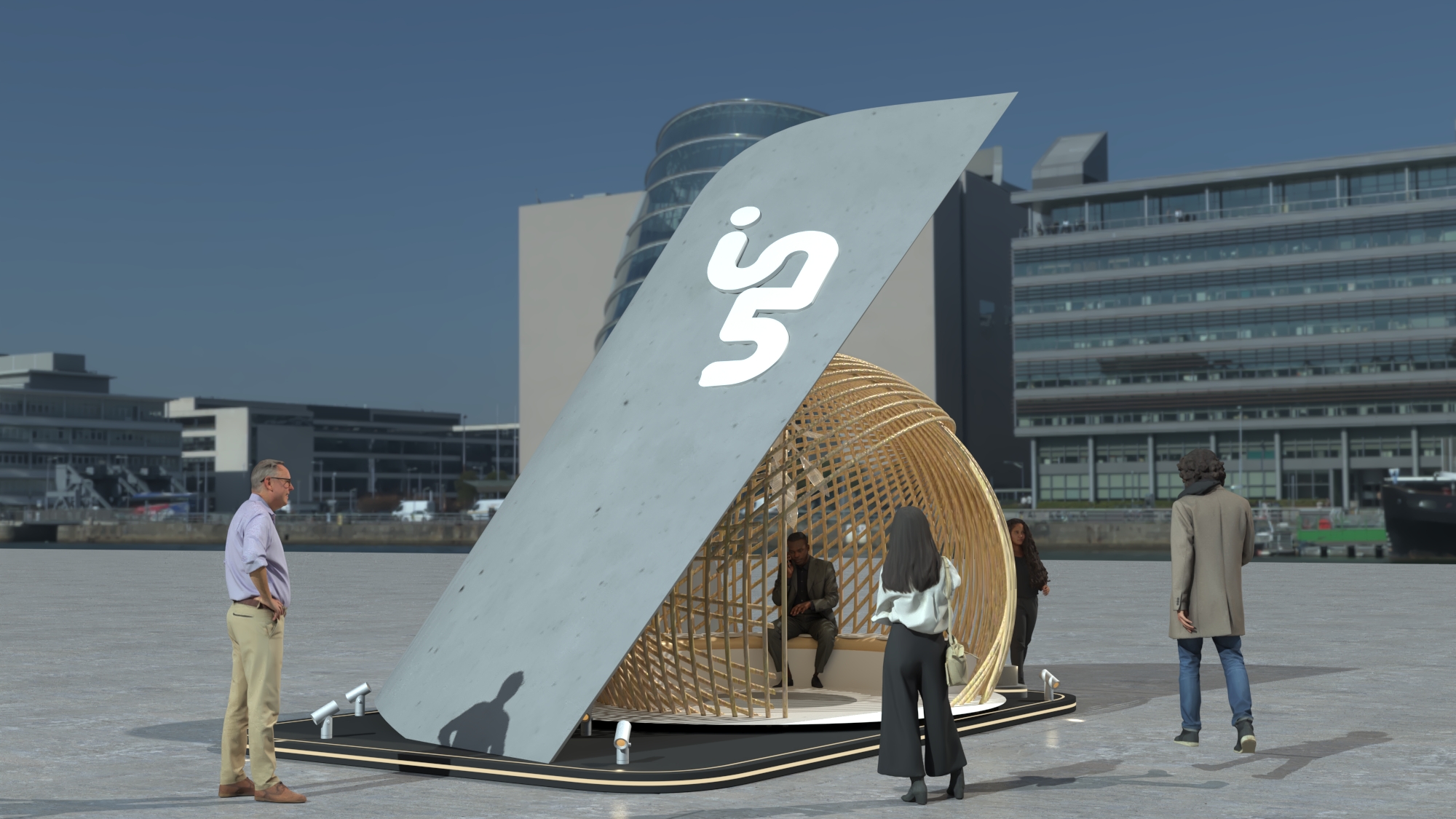 dubai design week stand design for in5design-4