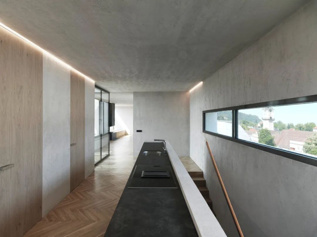 奥地利林茨 Taubenmarkt 住宅——Hertl Architekten 的极简主义杰作-3