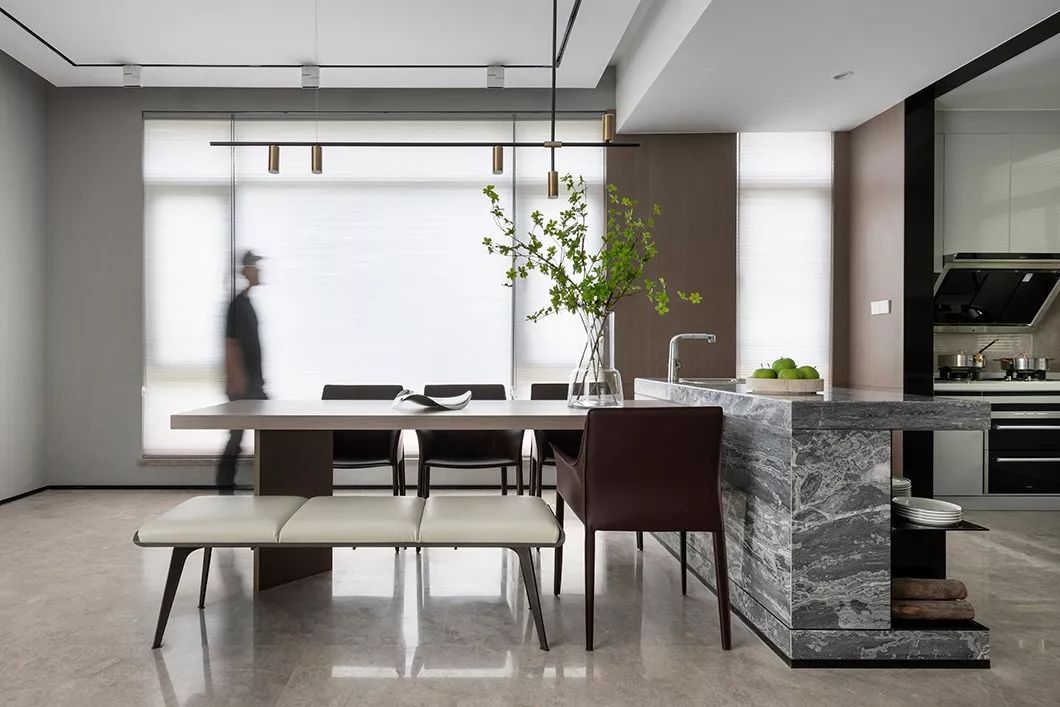 360㎡高级灰别墅 | 围炉夜话，回归本心的感动-23