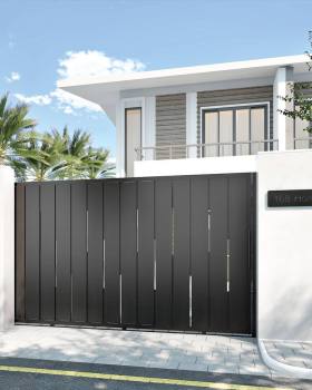 现代大门丨柬埔寨金边市丨Luff Studio