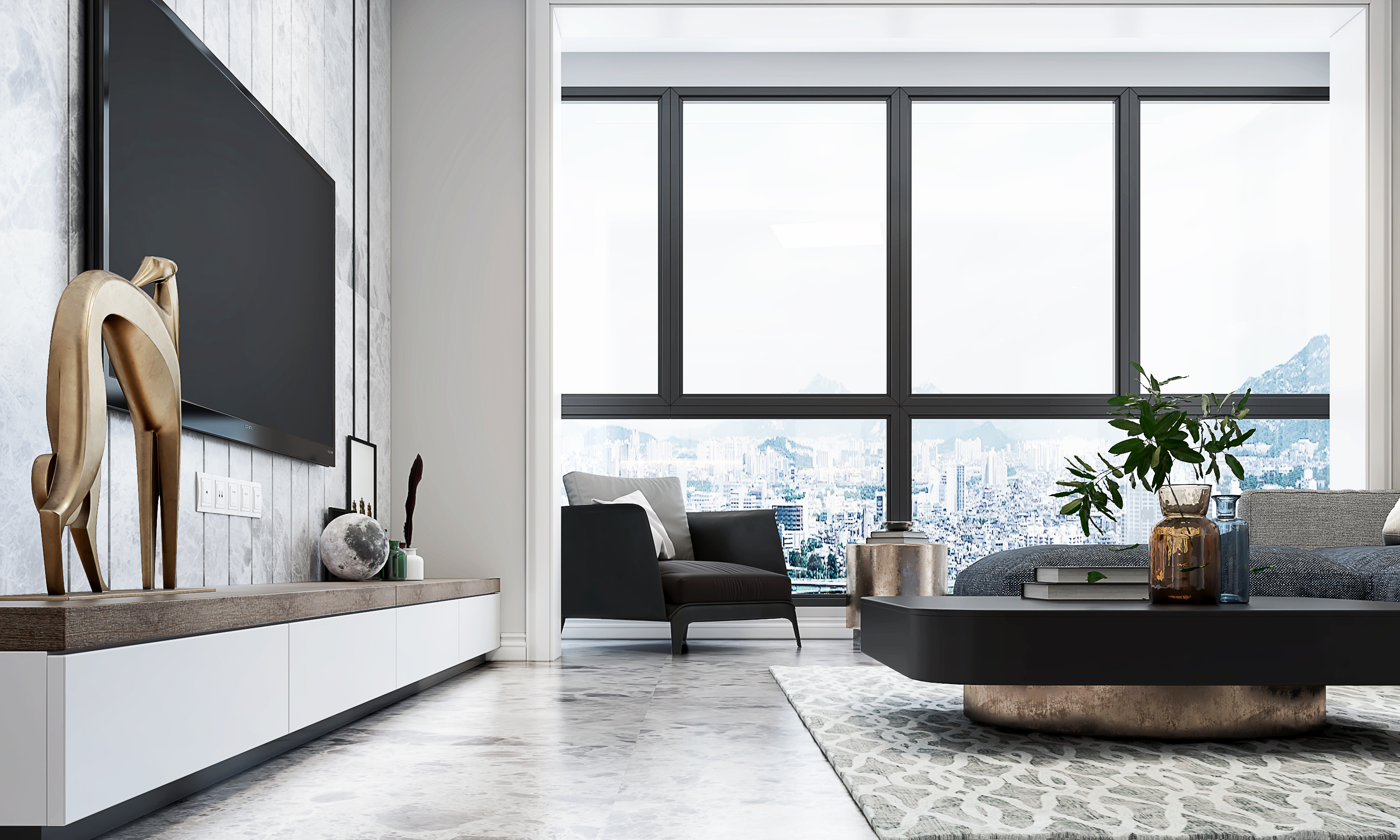 贵州凯里现代简约家居设计-6