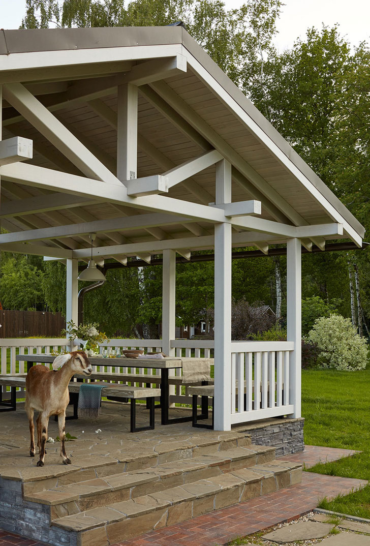 莫斯科现代农庄的室内设计魅力-2