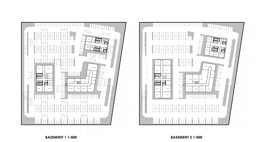 阿拉明双子塔丨开罗大学工程学院建筑系-23