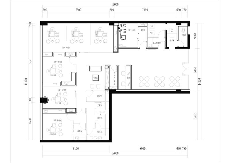 枣庄艺凡口腔——现代简约风打造舒适诊疗空间-3