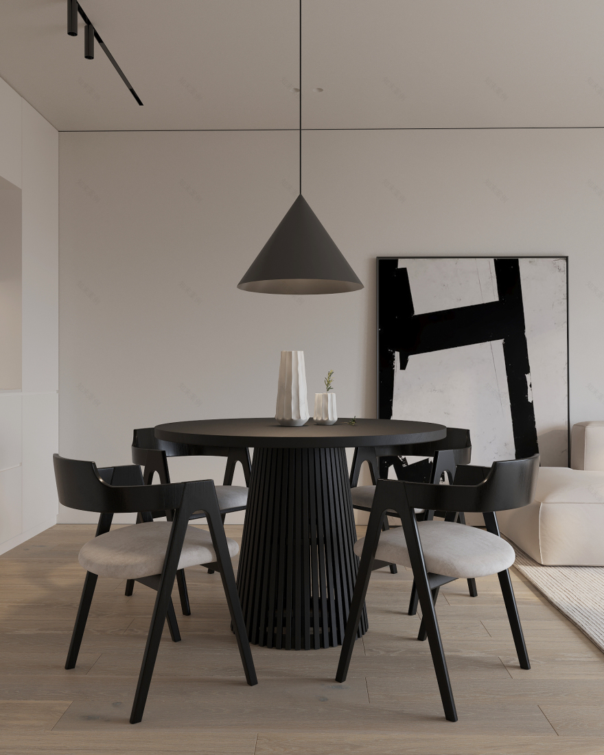 BLACK & WHITE公寓设计丨波兰克拉科夫-15