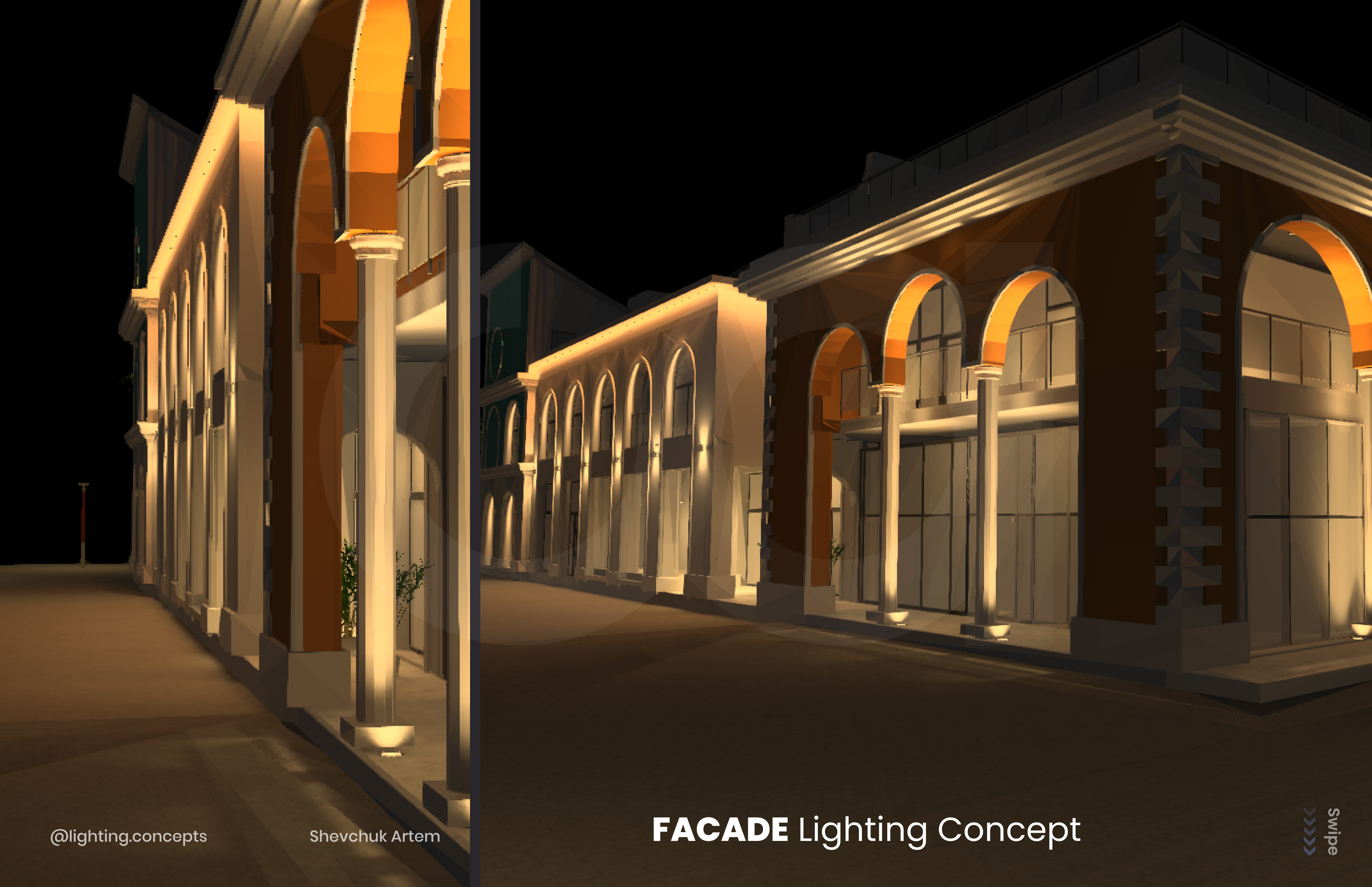 FACADE Lighting Concept | Dialux Evo-4
