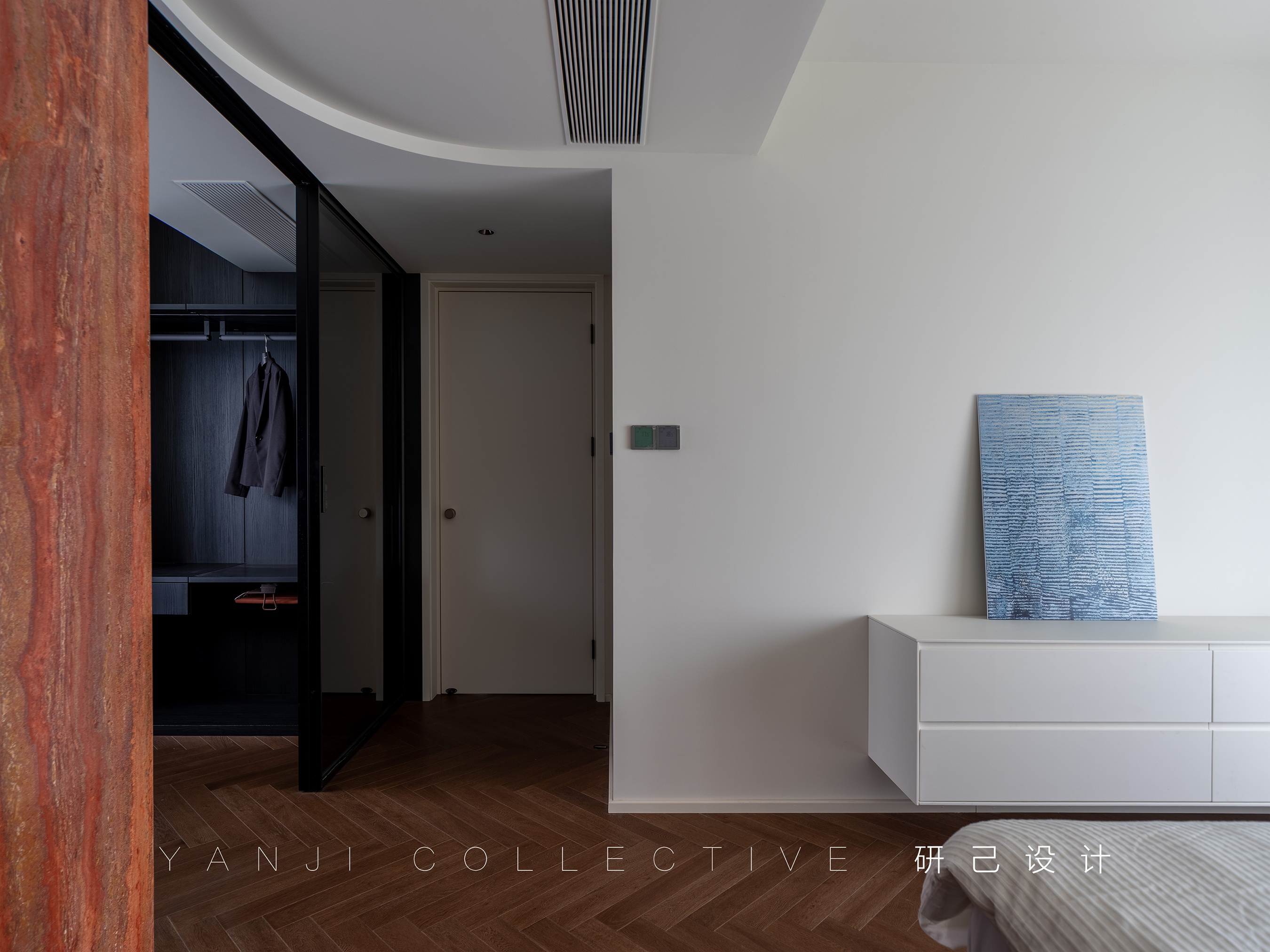 研己实景·142平精装修改造蓝调新家丨中国北京丨研己设计-31