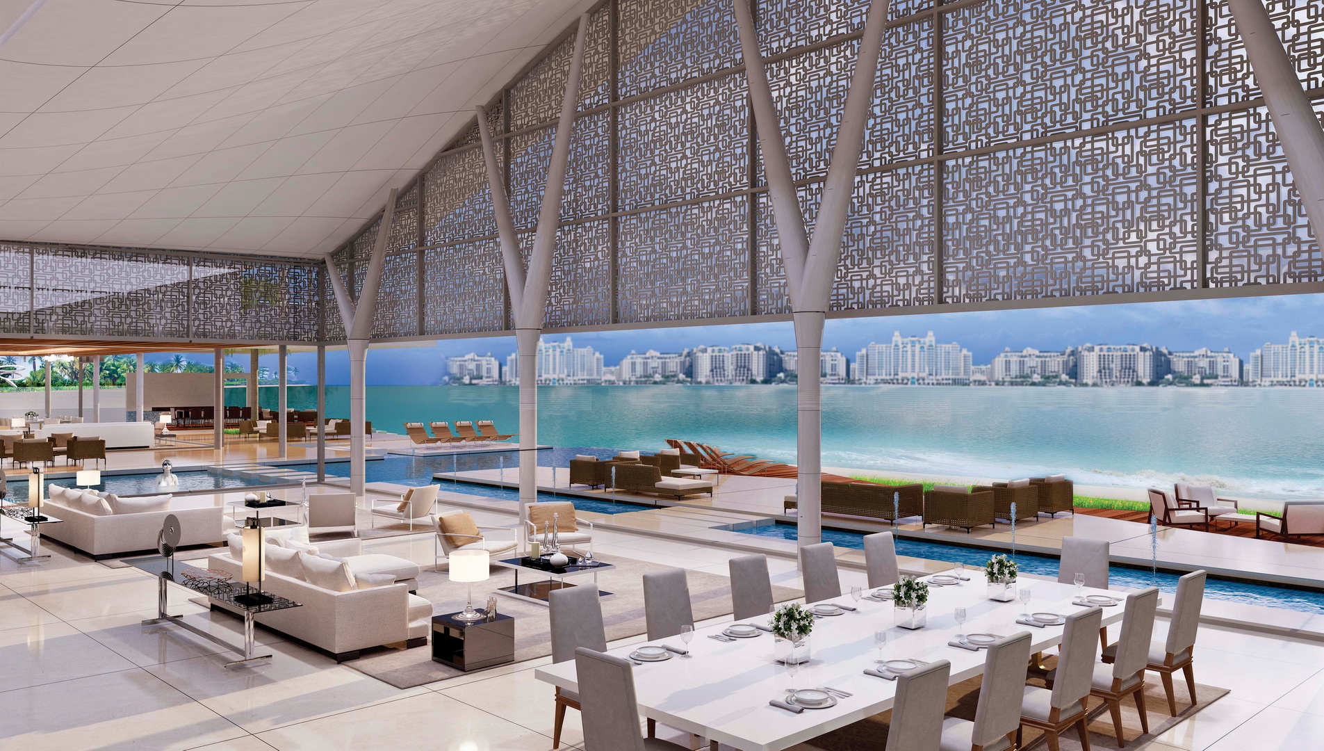 迪拜棕榈朱美拉社区别墅设计-11