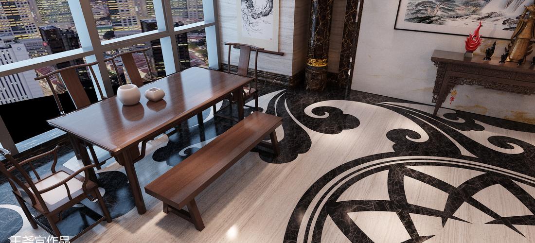 
无锡宜兴万达写字楼中式办公室 -5