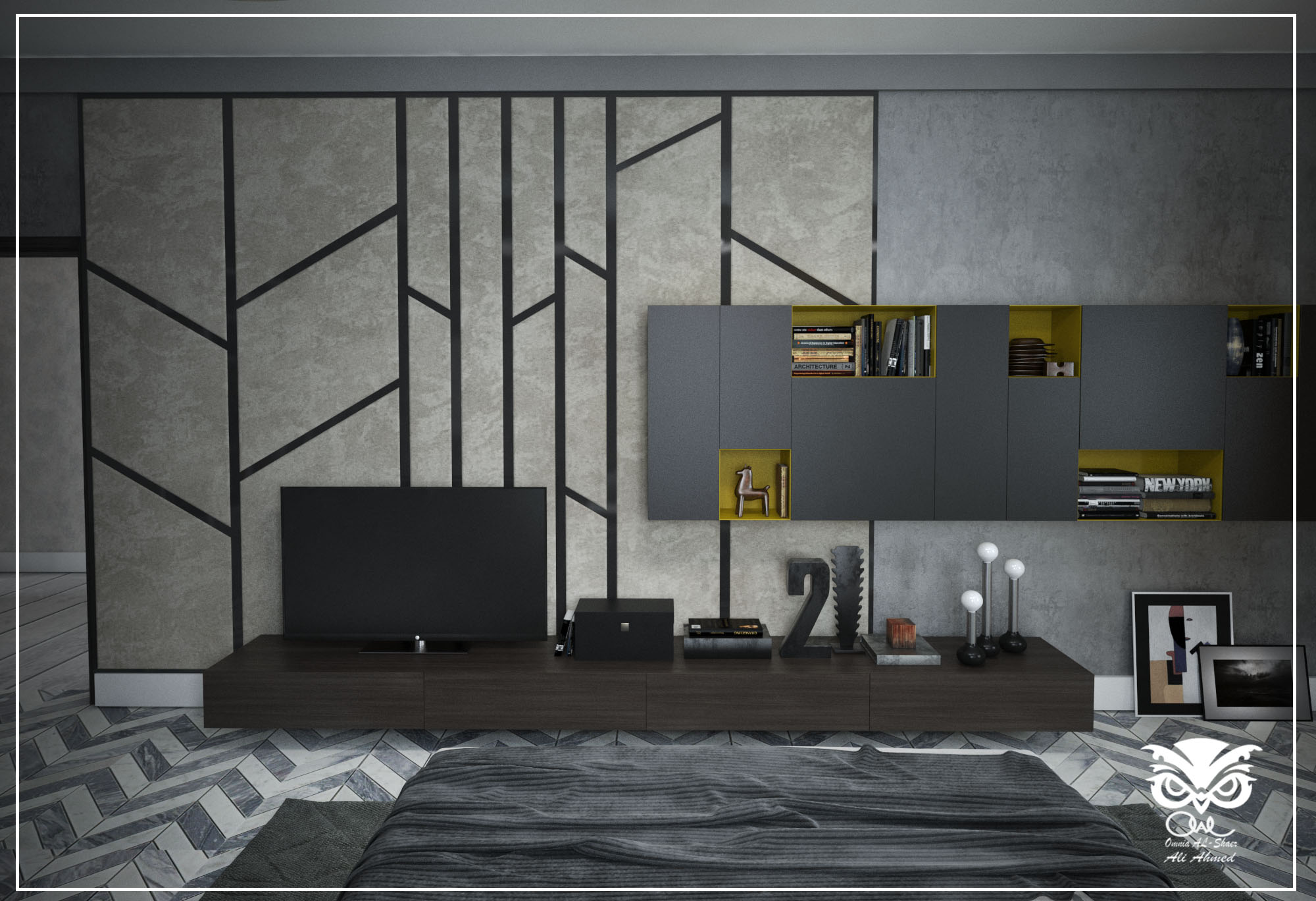 flat including 2 rooms and living room-17