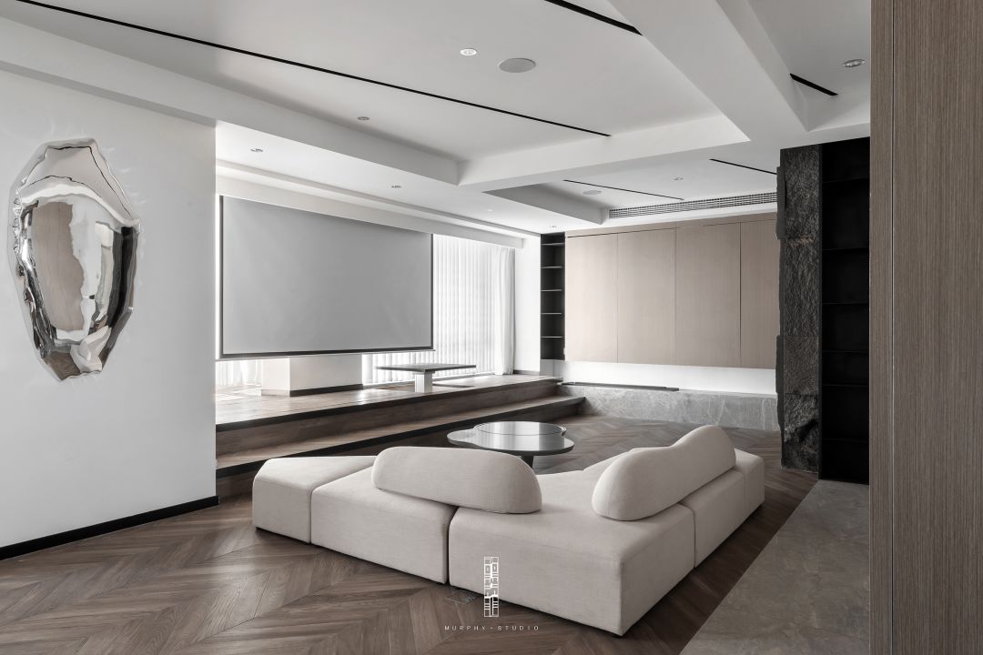 全屋智能家居的现代风住宅，舒适便捷的空间设计-16