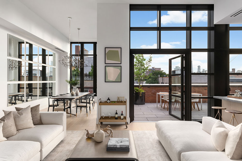 纽约东村豪华现代公寓，工业风设计典范-3