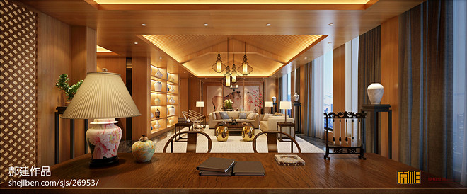 威海东骏集团办公楼装修案例丨中国威海-13