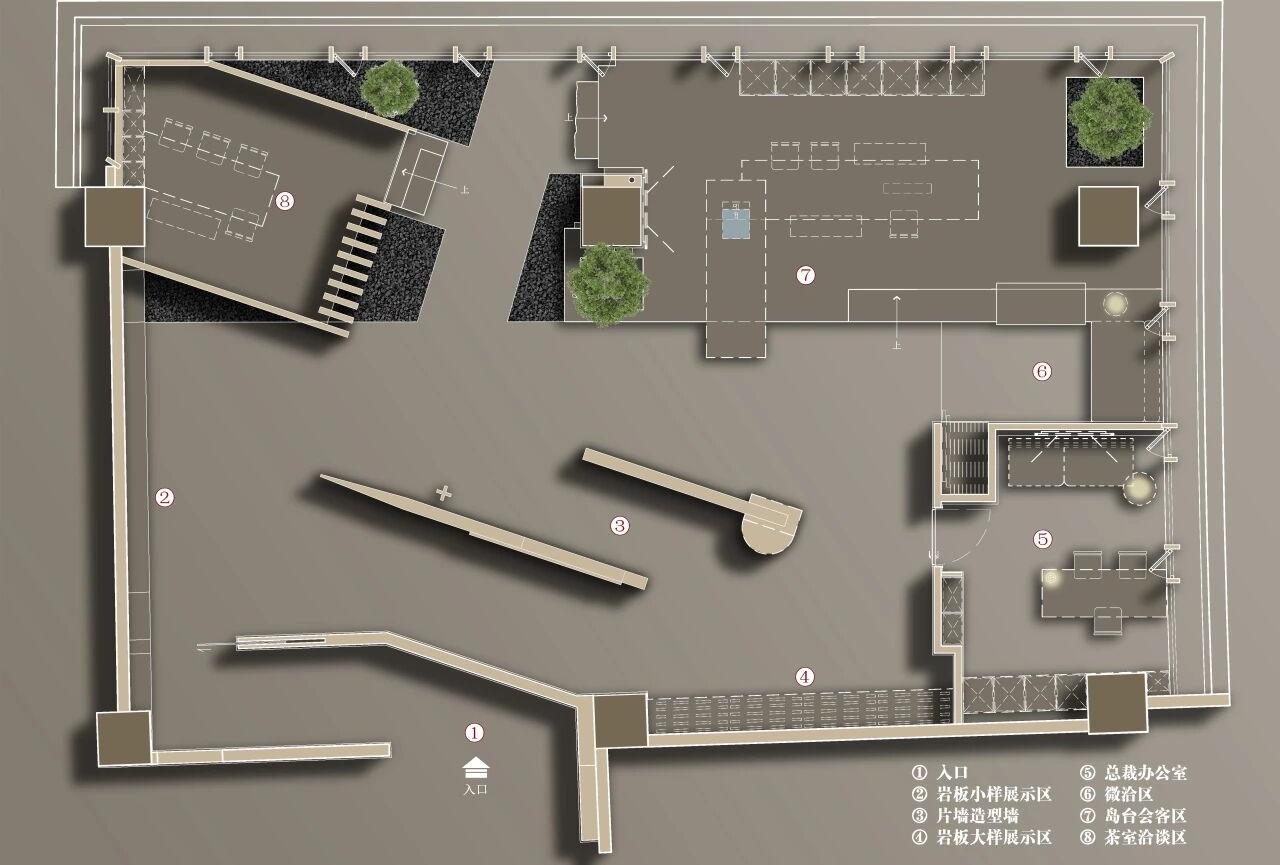锐界空间设计 · 南京Laminam岩板展厅丨中国南京丨锐界空间建筑设计工作室-22