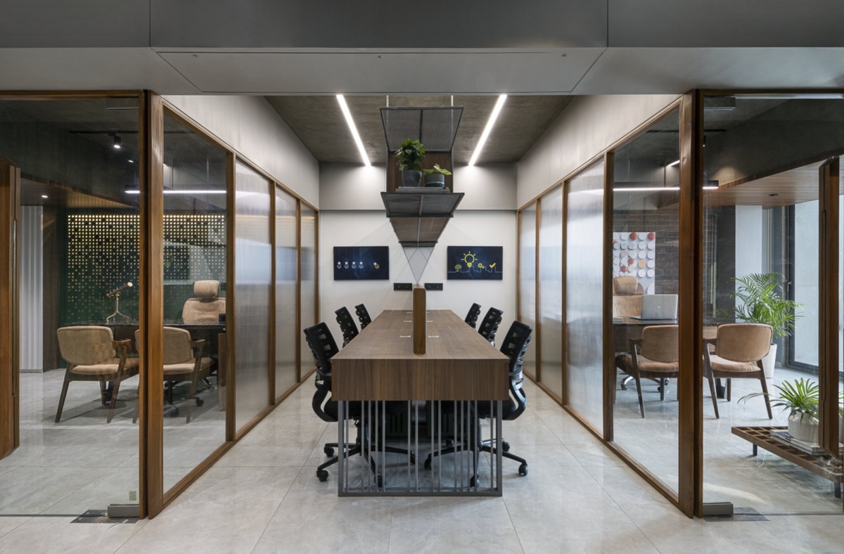 印度 Jitendra 电气公司办公室设计丨Squelette Design-18