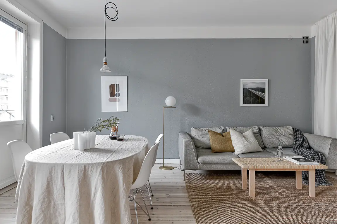 瑞典 47 号公寓的温馨冬季室内设计-10