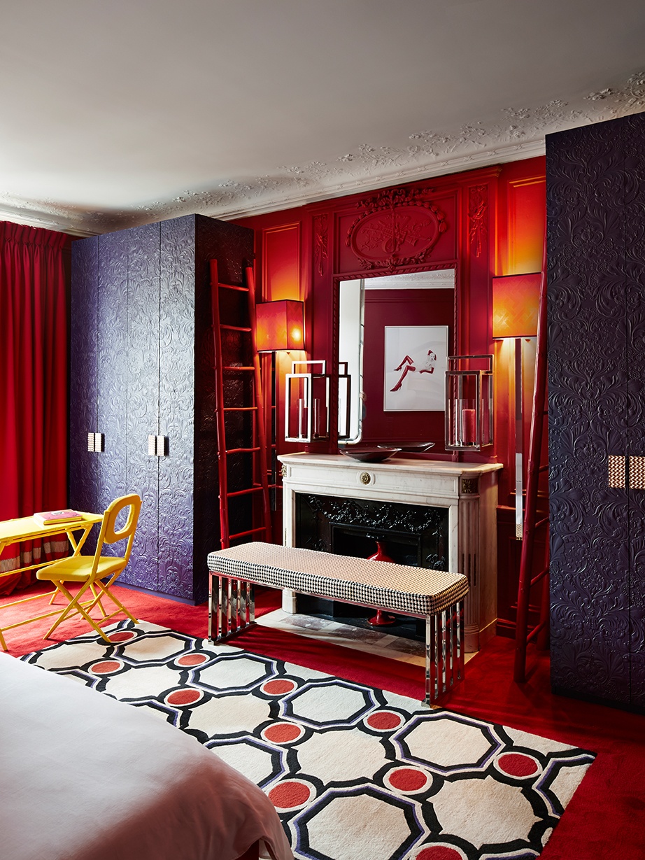 色彩主义设计师 Géraldine Prieur 奥斯曼风格的家丨法国巴黎丨法国色彩主义设计师兼家具设计师 Geraldine Prieur-32