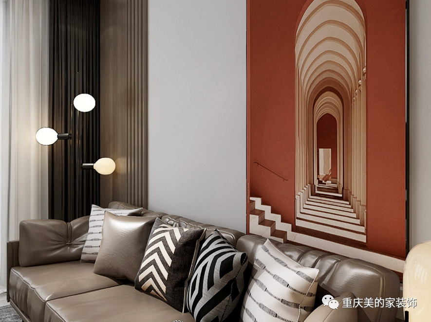 现代摩登家居,演绎高级灰与爱马仕橙的时尚碰撞-29