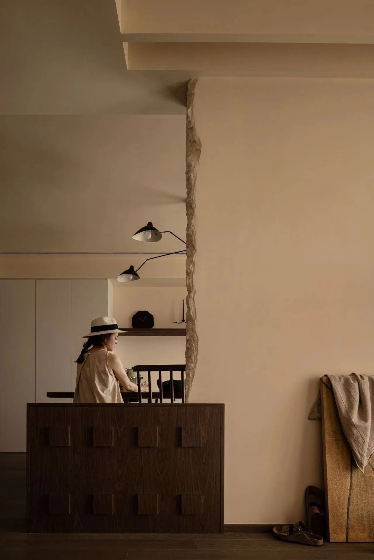 杭州侘寂美学住宅设计丨中国杭州丨為设计-0