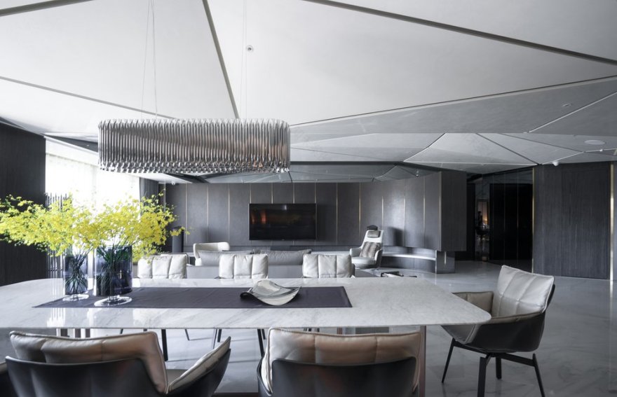 碧水波光——行一建筑的动态光影空间-10